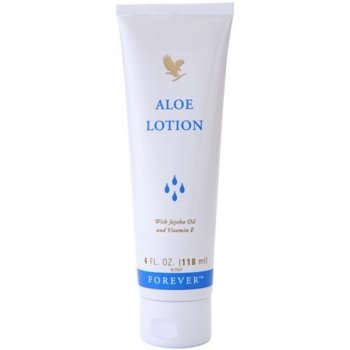 Na obrázku sa nachádza mlieko na tvár a telo značky Forever living.